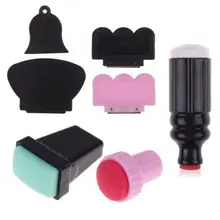 Nail Art Stamp Stempel Scraper Nailart Stamping Nageldesign Nagelstempel Set