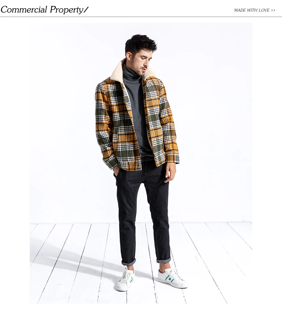 SIMWOOD, зимние мужские куртки, модные клетчатые повседневные куртки, теплые пальто, мужская верхняя одежда, брендовая куртка abrigo hombre 180604