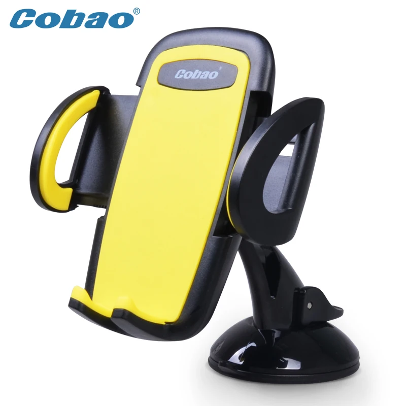 Cobao Универсальный автомобильный держатель Регулируемая Липкий Телефон держатель для мобильного телефона смартфон Поддержка Iphone 5S Galaxy Xiaomi - Цвет: Цвет: желтый