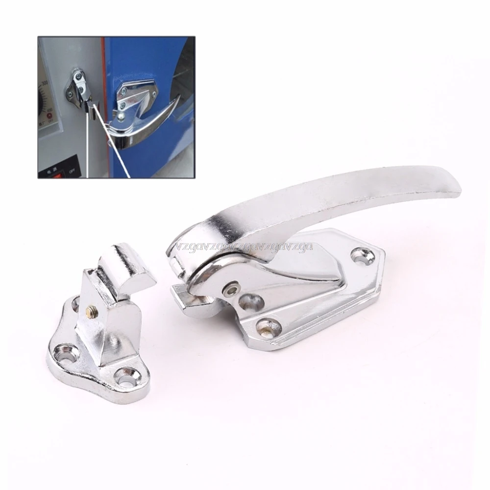 

Zinc Alloy Door Handle Lock Spring Loaded Pull Handle Latch For Oven Refrigerator Freezer J04 19 dropship