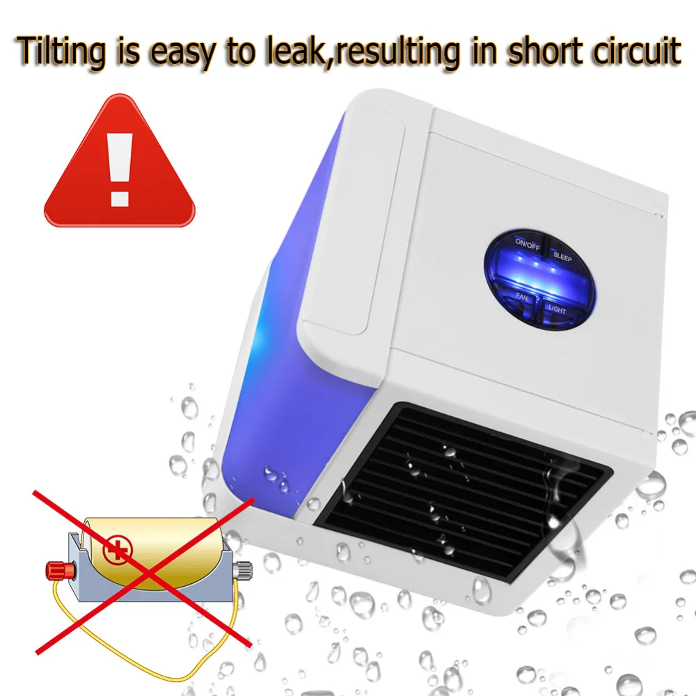 3rd Generation 7 Colors Mini Air Conditioner Artic Air Cooler LED LCD Timer USB Personal Space Cooler Fan Air Cooling Fan Device (4)