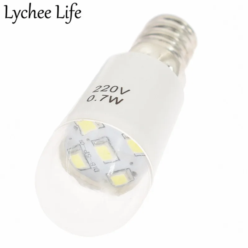 Lychee Life универсальная Светодиодная лампа 0 7 Вт 220 В Пластиковые алюминиевые детали