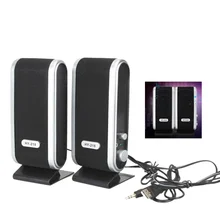 Портативный USB 2,0 динамик s для ноутбука Настольный ПК мини проводной громкий динамик s телефон компьютер динамик с 3,5 мм аудио разъем