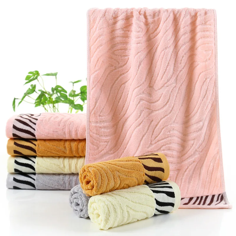 Bamboo fiber absorbent towels antibacterial thickened 110 grams face
