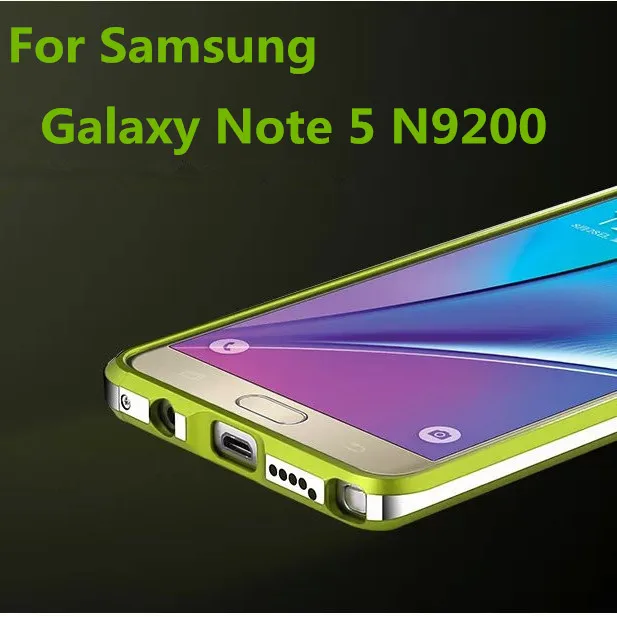 

TX For case Samsung Note5 Luxury Alloy Bumper For Samsung Galaxy Note 5 N9200 Aluminum Frame Dropproof shell
