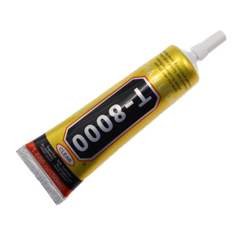 3Pcs Black 50ML T8000 Glue Plastic Liquid Touch Screen T 8000 School