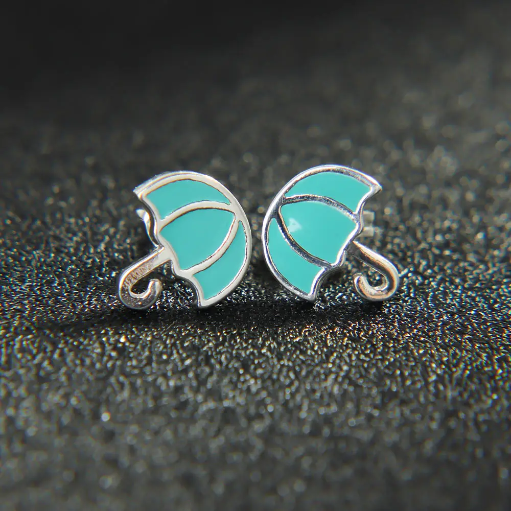 

1Pc Umbrella Stud Earrings Lovely Small Fashion Personalized Simple Statement Jewelry Party Trend Fashion Gift for Women Girl