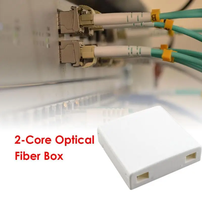 

DIY Junction Box Wall Mount 2 Cores Terminal Panel Fiber Optic Termination Box Enclosures For Electronics For Interior Walls