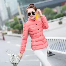 2015 Autumn/Winter Cotton-padded Clothes New Han Edition Cultivate One’s Morality Collar Short Down Jacket Cotton-padded Jacket