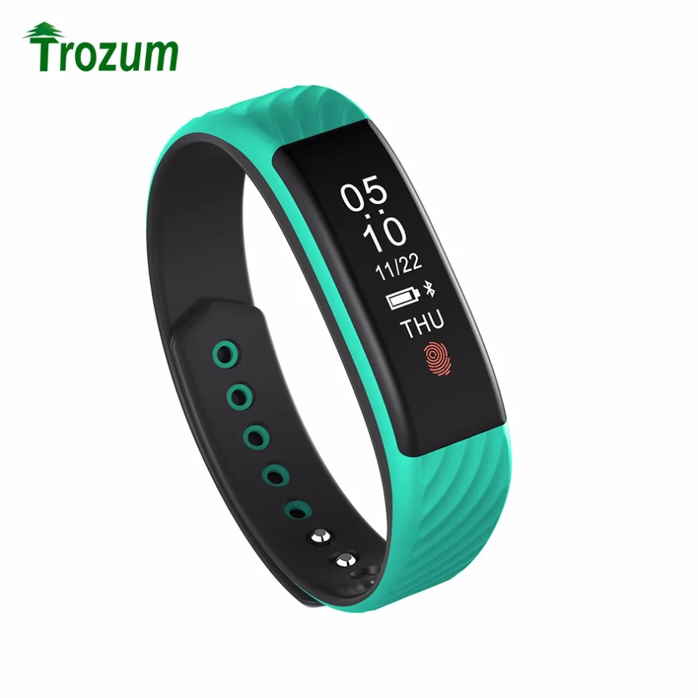 TROZUM New Bluetooth 4 0 W810 smart bracelet Support Pedometer Heart Rate Tracking Smartband for Android