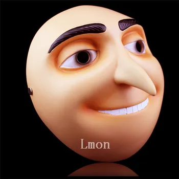 

Free shipping Party Cosplay collection edition Resin Movie Despicable Me mask Despicable Me dad Gru mask Halloween party mask