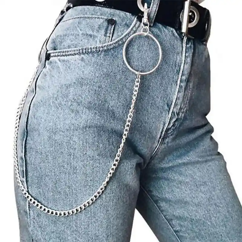 jean with chain