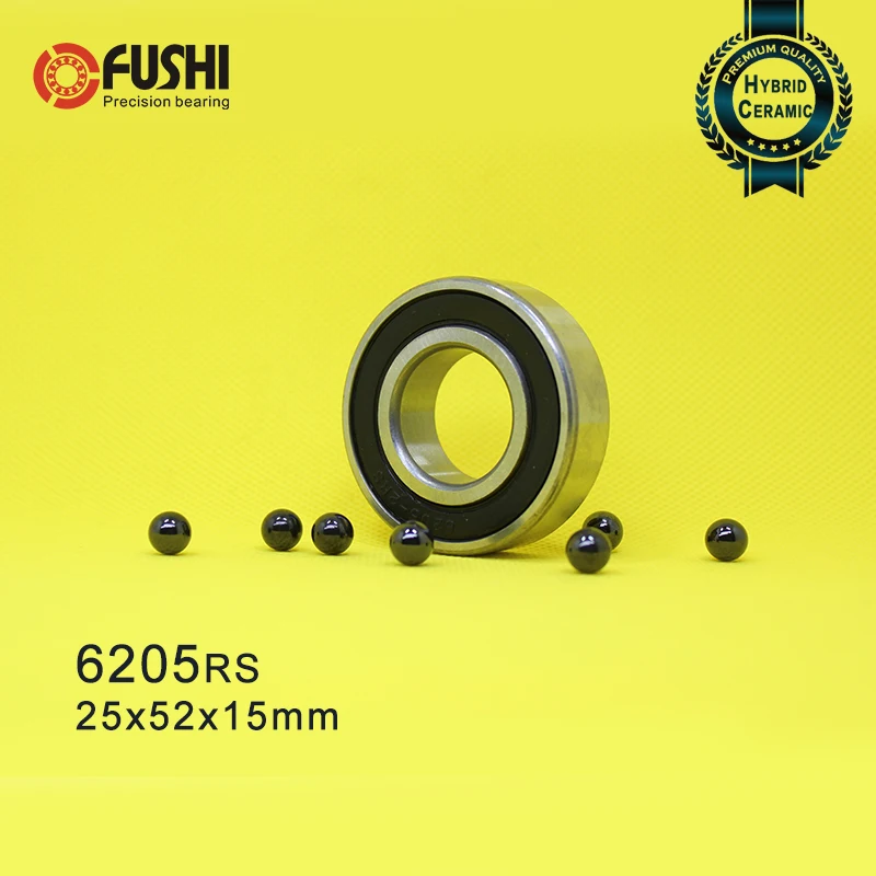 6205 Hybrid Ceramic Bearing 25*52*15 mm ABEC 1 ( 1 PC) Industry Motor