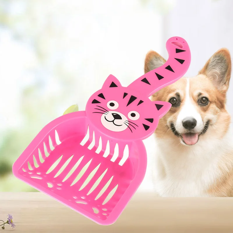

Durable Thick Cat Litter Shovel Cat Scoop Poop Shovel Waste Tray Pet Cleaning Poop Scoopers Cat Sand Toilet Cleaning Spoons