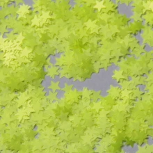 Устойчив к растворителям блеск Holo желтые звезды блеск для дизайна ногтей и лак для ногтей