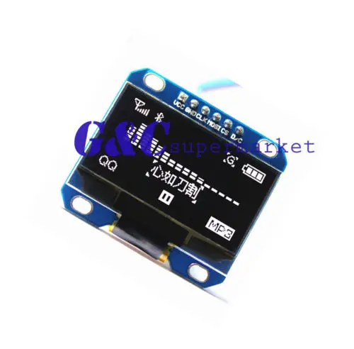 

WHITE 1.3" SPI Serial 128X64 OLED LCD LED Display Module
