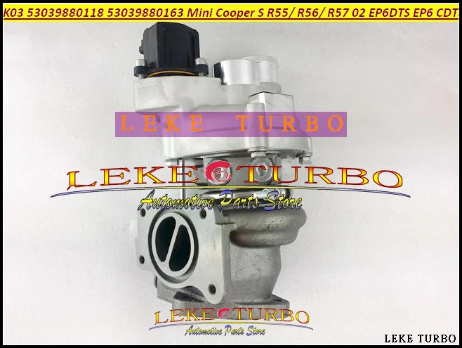 TURBO K03 53039880118 53039700118 53039880163 53039880181 53039700163 53039700181 For BMW Mini Cabrio Cooper EP6 EP6DTS N14 1.6L (1)