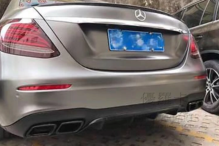 w213 amg e63 rear diffuser with exhaust tips 17y~ 6