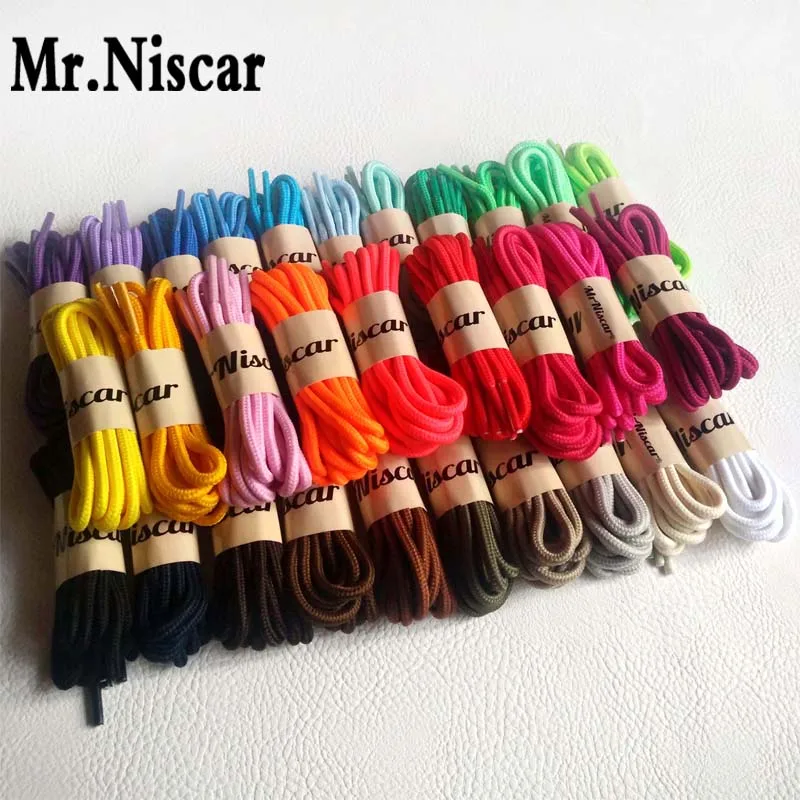 

Mr.Niscar 2 Pair Round Shoelaces Fashion Casual Sneakers Shoe Laces High Quality Polyester Shoelaces String Rope 30 Color