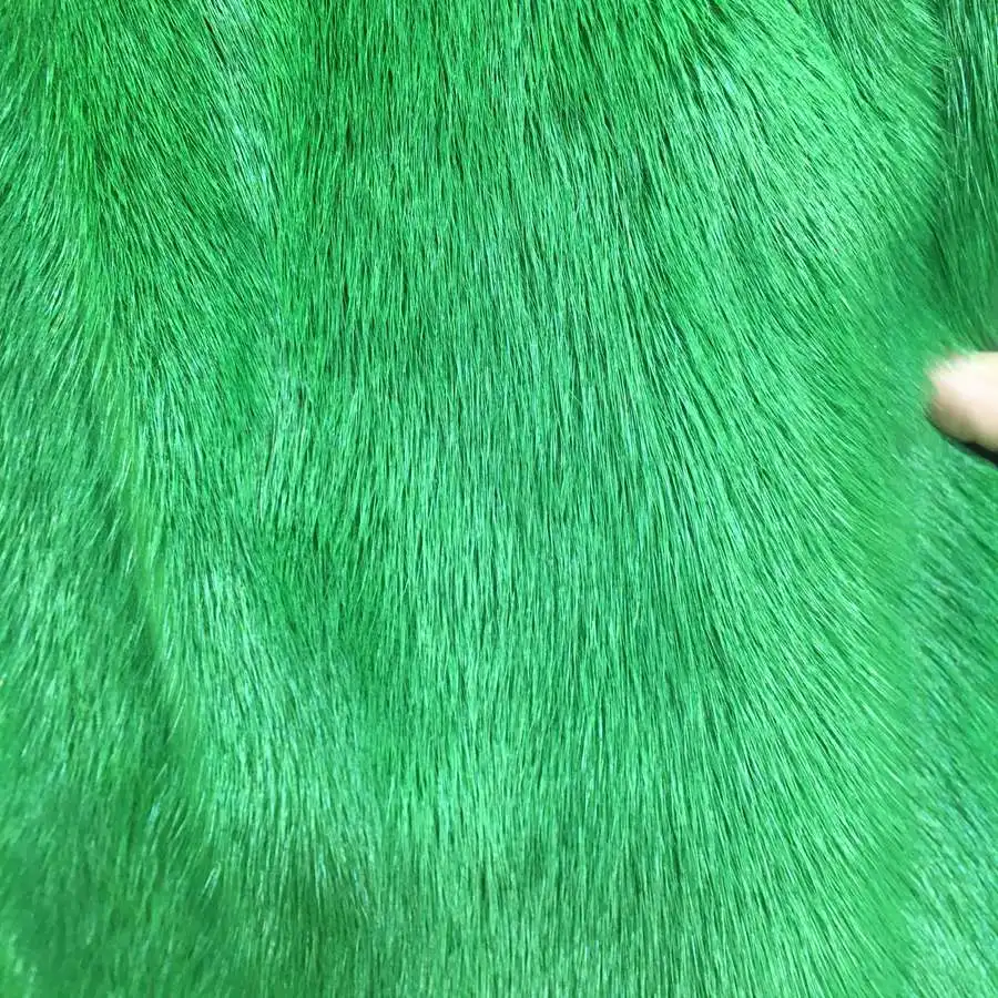100% natural mink fur poncho with fox fur sleeve (11)