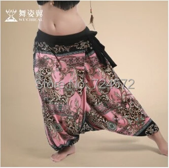 

New arrival belly dance costume senior Tribal prints belly dance pants for women belly dance Lantern pants 3 kinds of colors