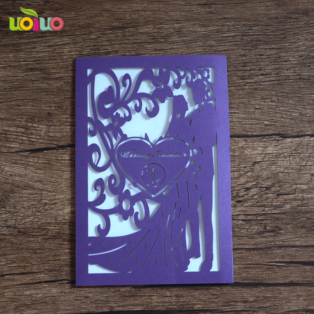 

Новые свадебные приглашения с лазерной резкой, квадратной формы, пригласительные открытки для помолвки, свадьбы, вечеринки, европейский стиль, сердце для пары, 50 шт.
