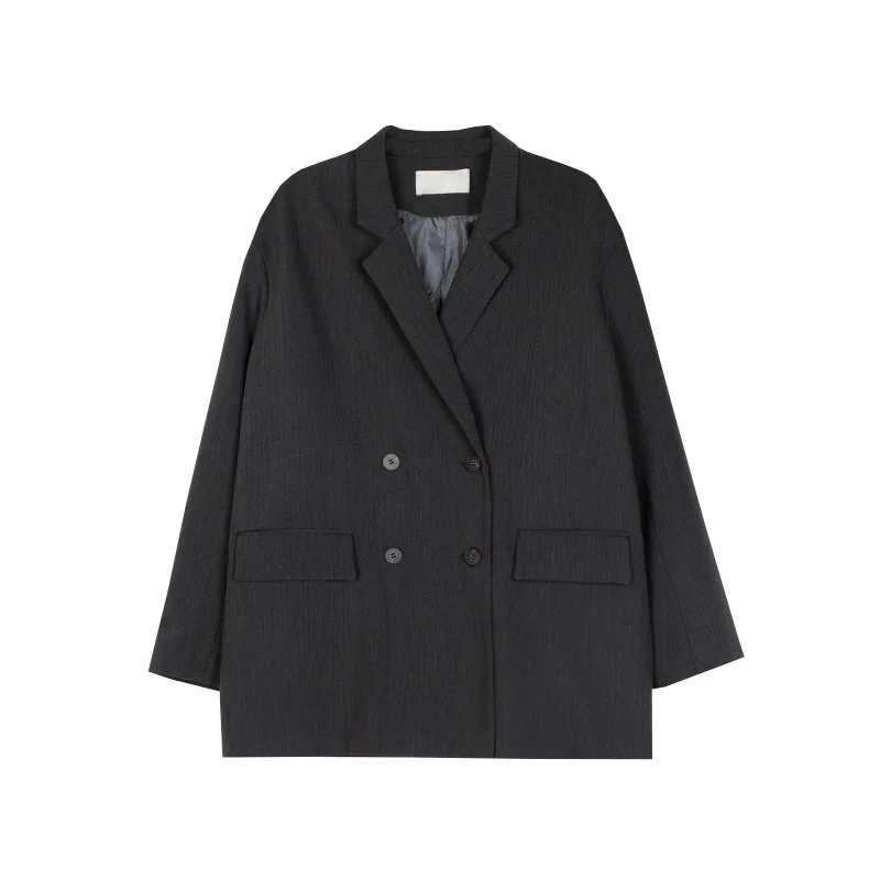 Loose Simple Vertical Weight and Texture Small Suit Jacket Women Spring Han Version Leisure Suit 2019 Women Jackets and Coats