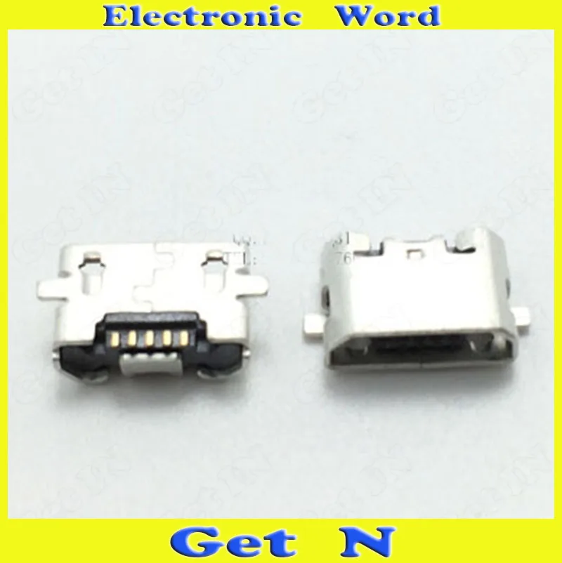 100pcs Micro usb Jack V8 Port Mobile Phone Micro usb 5 P 5 Pins USB Female Charging Socket Jacks