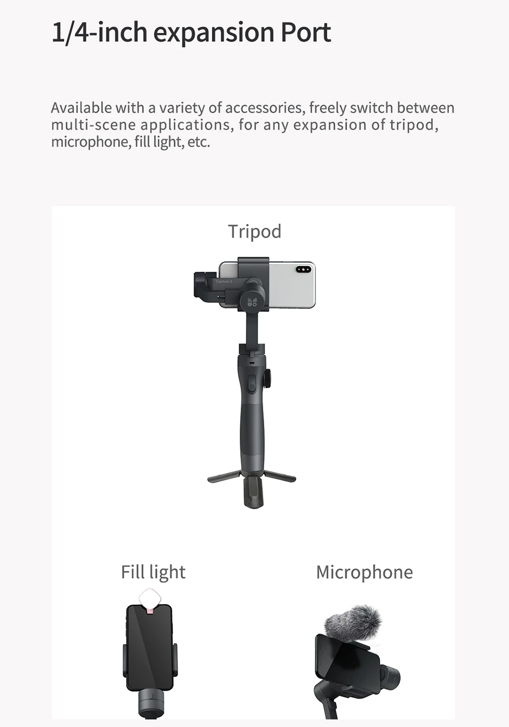 Захват funsnap 2 3-Axis телефон ручка карданный стабилизатор штатив «стедикам» для Ios и Android смартфон VS Xiaomi Zhiyun Smooth 4 Feiyu