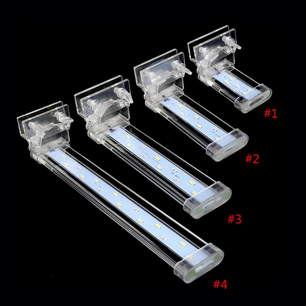 

4Types Aquarium Fish Tank Clip Light Plant Grow Lamp Fish Tank Light Aquarium Lamp Lighting LED Lamp