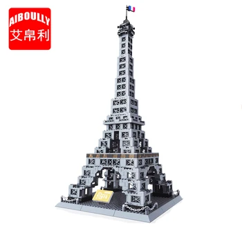 

AIBOULLY 8015 France Eiffel Tower Architecture Building Blocks Creative Model for Children Gifts Creator 10181