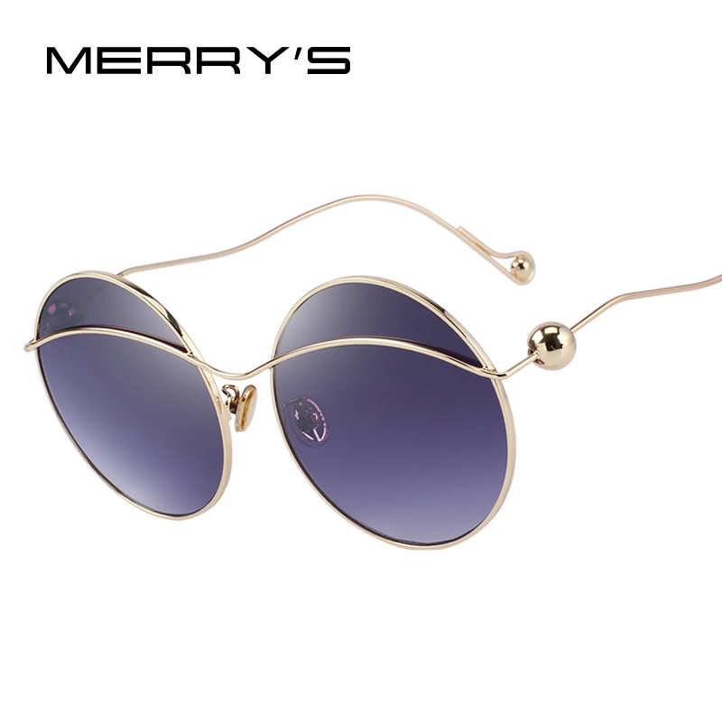 

MERRY'S DESIGN Women Butterfly Gradient Sunglasses Round Frame 100% UV Protection S'6361