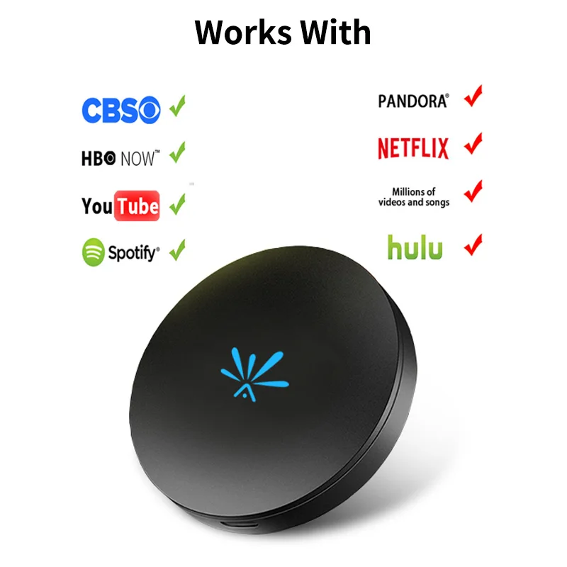 YKSTAR Miracast WiFi ключ NetFlix YouTube для Ultra 2 Cast G6 домашний Смарт HD tv зеркальное отображение Android tv STICK