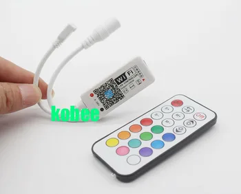 

LED WIFI RGBCW Controller 5V-28V mini WIFI Controller Dimmer APP for iPhone and Android