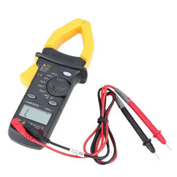 

MASTECH MS2001C 3 1/2 Digital Clamp Meter AC DC Amp Volt Ohm Temperature Multimeter Tester Detector with Diode and Backlit DMM