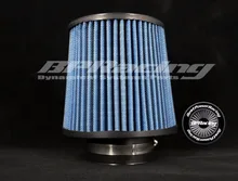 BPRACING 3 "/76 мм ID/общий рост 6,89" дюйма 175 мм/Универсальный новый конус круглый конический воздух внутри хлопок марля фильтр синий BPRACING 3 "/76 мм ID/общий рост 6,89" дюйма 175 мм/Универсальный новый конус круглый конический воздух внутри хлопок марля фильтр синий