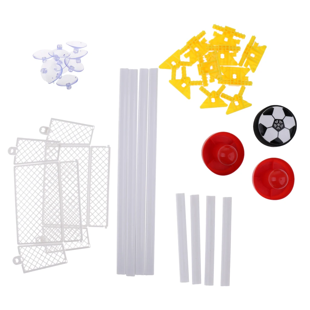 Kids Mini Air Hockey Hover Ball Mini Soccer Disk Ball Football Field Sport Toy Set for Children Above 3 Years