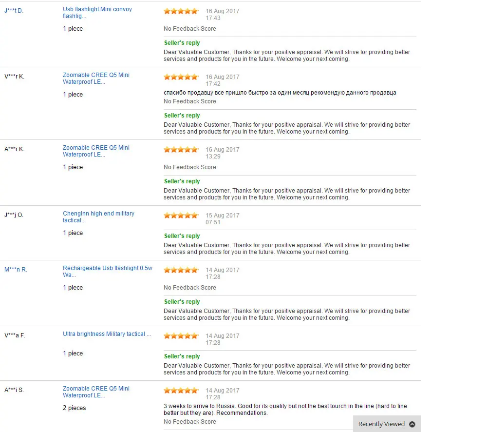 Aliexpress-feedback