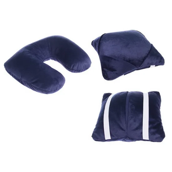 Многофункциональная подушка для iPad, подушка из пены с эффектом памяти, чехол для шеи с медленным отскоком, подушка для путешествий, u-образная подушка для ПК, подушка, подушка, коврики для планшетов - Цвет: dark blue