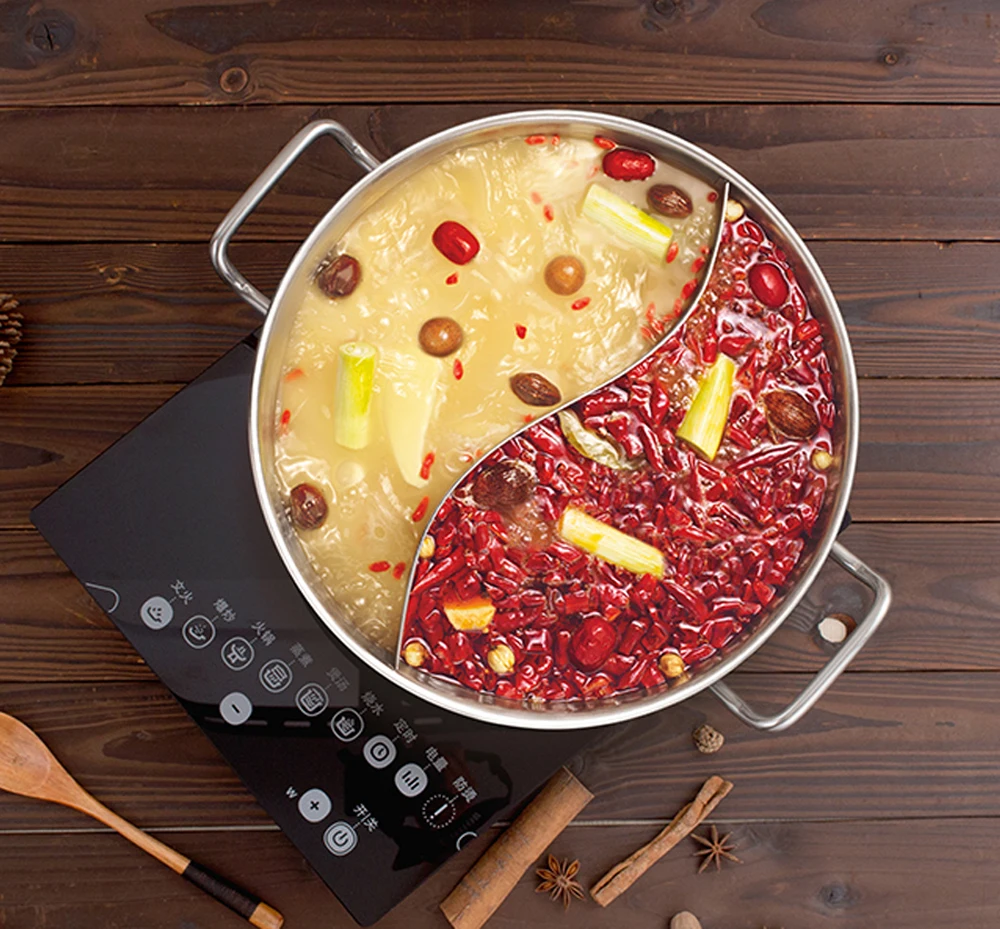 Нержавеющая сталь для тушеного мяса с суповые кастрюли жаркого антипригарная