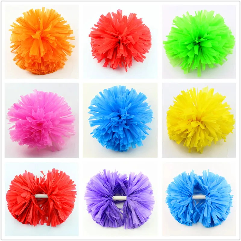 

New cheerleading pompoms cheering pom poms Apply to sports match and vocal concert Color can free combination Performing LL004
