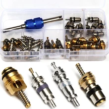 40 шт. сердечник клапана кондиционера A/C R12 R134a инструмент для удаления стержней клапана холодильной шины A20 40 шт. сердечник клапана кондиционера A/C R12 R134a инструмент для удаления стержней клапана холодильной шины A20