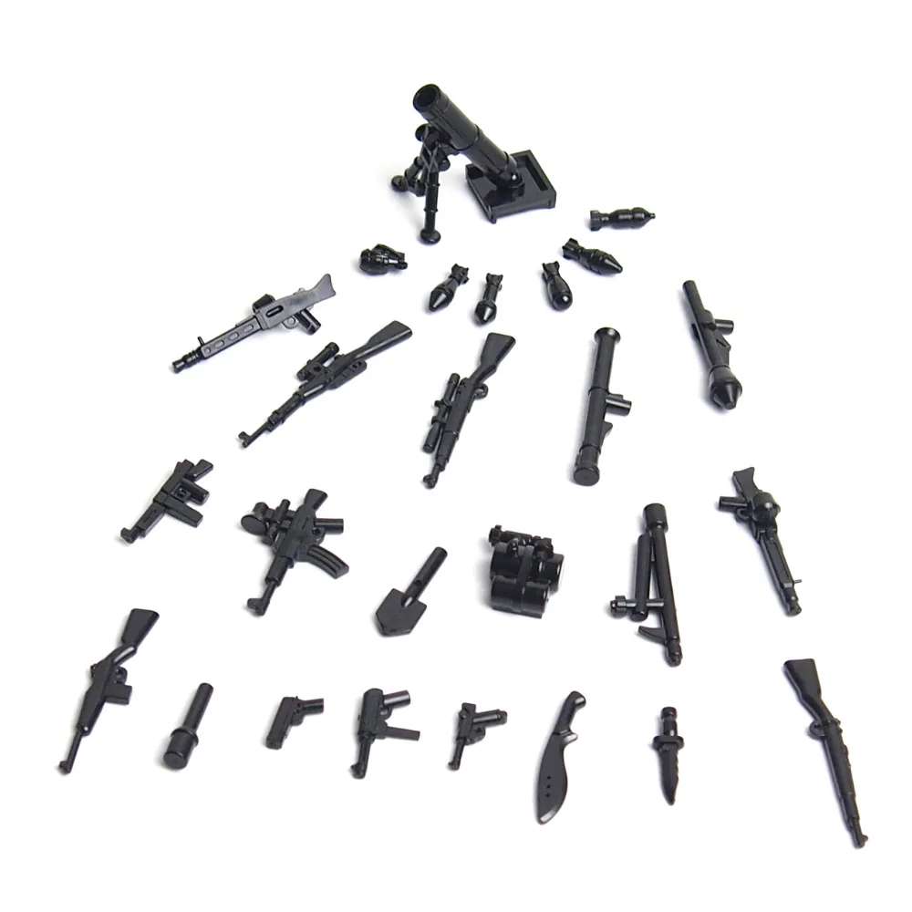 City Block 21pcs moc Military Building Block Bricks mini World War 2 weapon Army soldiers City SWAT Figures Toys for children City Block 21pcs moc Military Building Block Bricks mini World War 2 weapon Army soldiers City SWAT Figures Toys for children