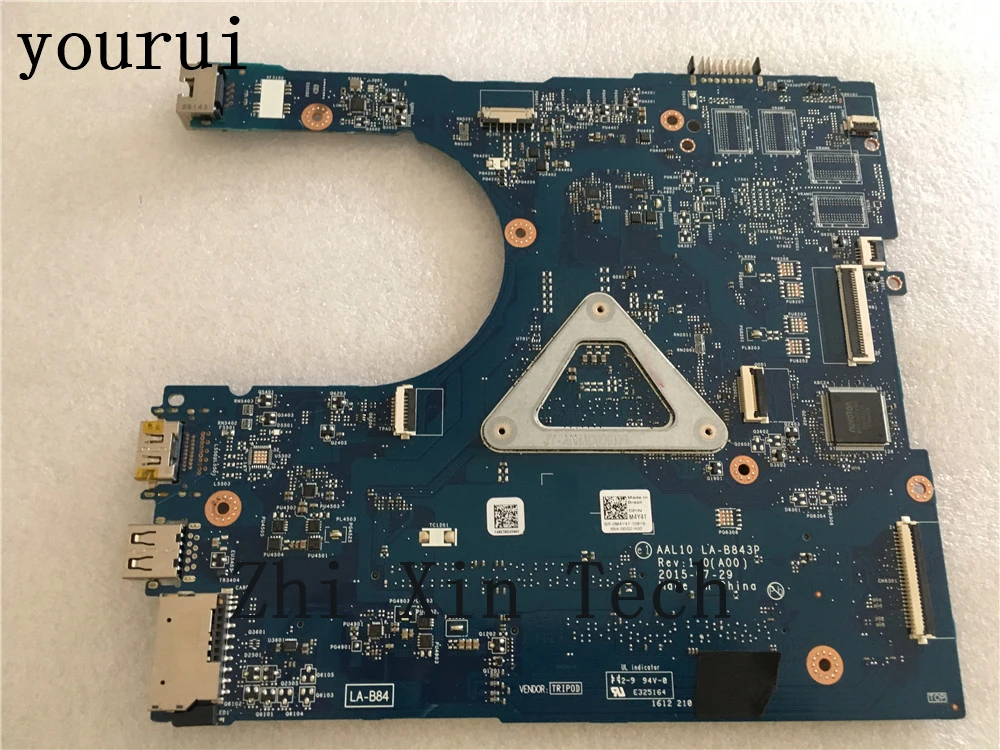 Yourui для Dell Inspiron 5458 5558 5758 Материнская плата ноутбука M4Y41 0M4Y41 BR-0M4Y41 AAL10 LA-B843P процессор i3-5005U DDR3
