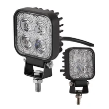 1 шт. 12 Вт 12 В светодиодный светильник для работы, точечный светильник, прожектор, лампа для вождения, противотуманная фара, светодиодный светильник для внедорожника 4x4 4WD, автомобильная лампа