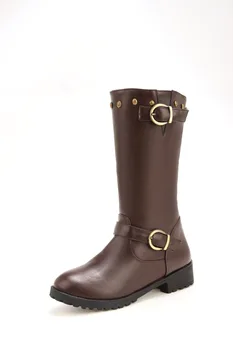 

Women's shoes in 2018 and party with low with belt buckle size code 33 - boots of 46, 181023