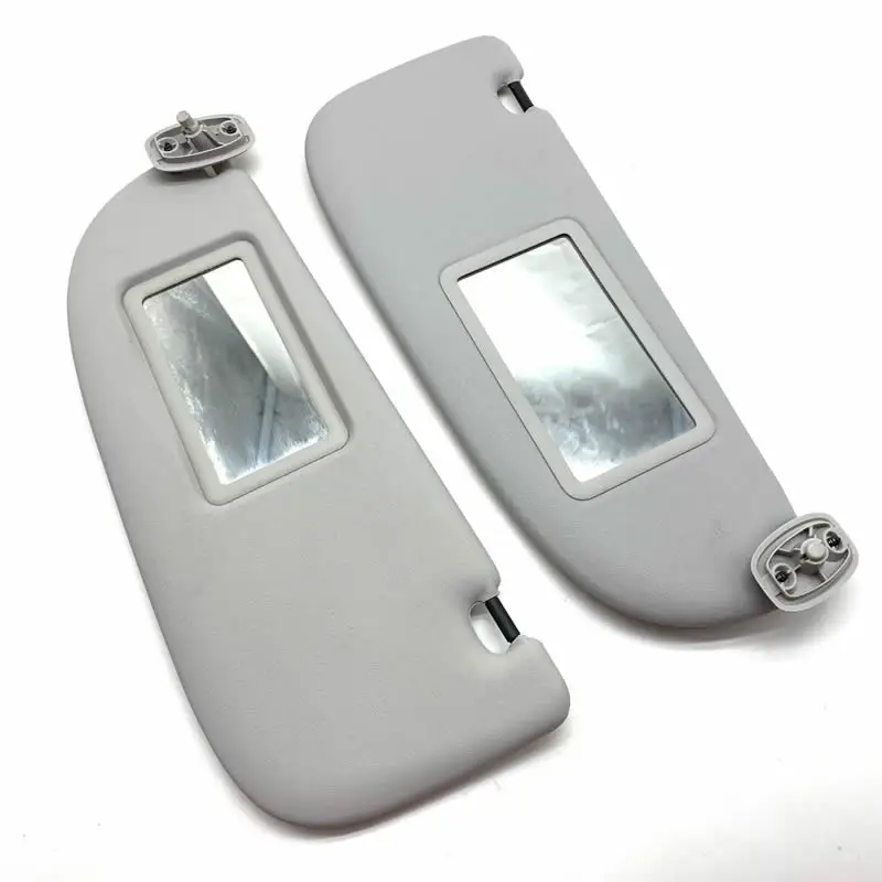 

Gray Interior Sun Visor with Make-up Mirror FOR Peugeot 206 207 For Citroen C2 1999 - 2008 GREY Left/Right