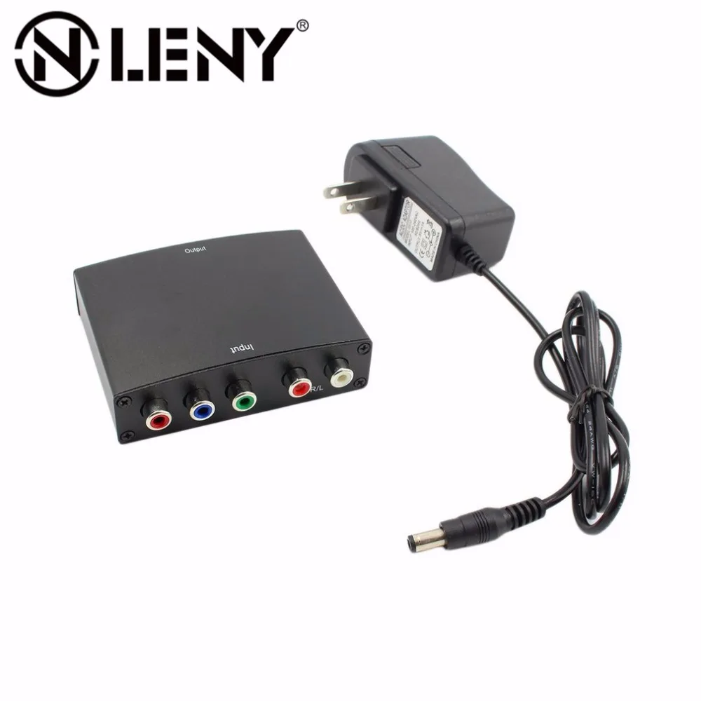 Onleny 1080p компонент в HDMI конвертер RGB YPbPr в HDMI конвертер AV видео аудио HDCP YPbPr/RGB+ R/L аудио в HDMI конвертер