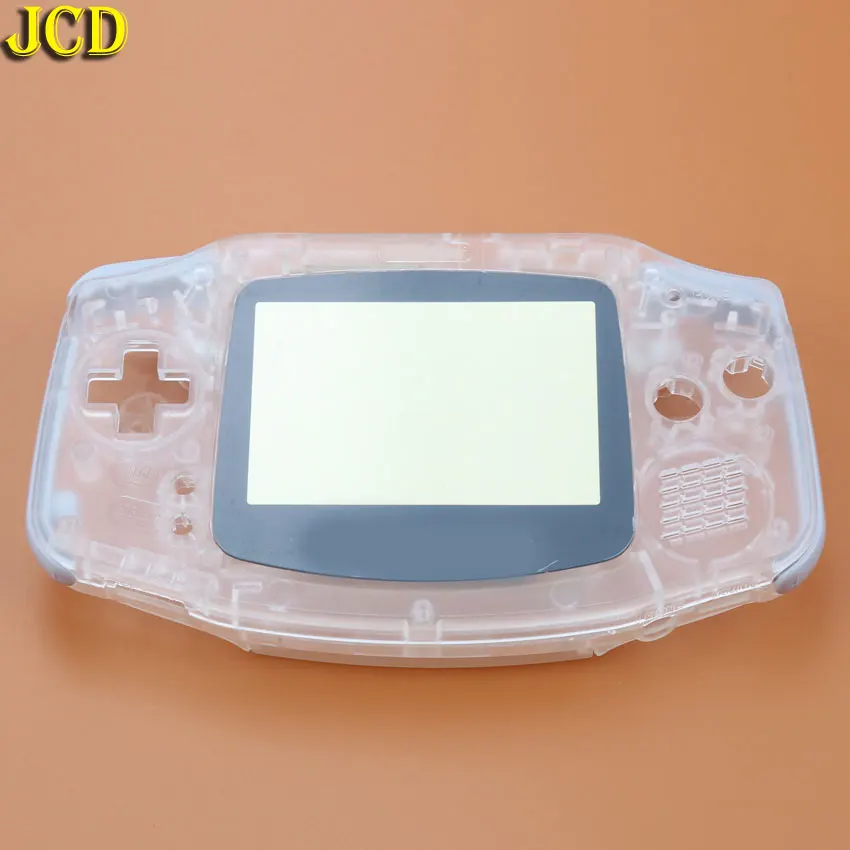 JCD 1 шт. пластиковая оболочка Крышка для игровая приставка GBA корпус Оболочка Чехол+ защита экрана объектива+ наклейка этикетка для Gameboy Advance