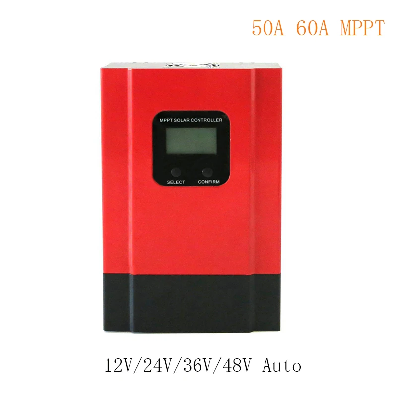 

MAYLAR Esmart3 MPPT 50A 60A Solar Charge Controller 12V 24V 36V 48V Auto Discharge Controller for Max. 150VDC Input with LCD